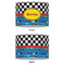 Racing Car 8" Drum Lampshade - APPROVAL (Poly Film)