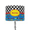 Racing Car 8" Drum Lampshade - ON STAND (Fabric)