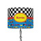 Racing Car 8" Drum Lamp Shade - Fabric (Personalized)
