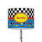 Racing Car 8" Drum Lampshade - ON STAND (Poly Film)