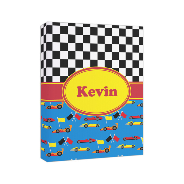 Racing Car 8x10 - Canvas Print - Angled View