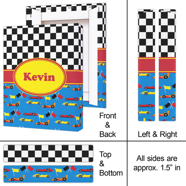 Racing Car 8x10 - Canvas Print - Approval