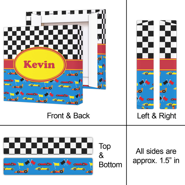 Racing Car 8x8 - Canvas Print - Approval