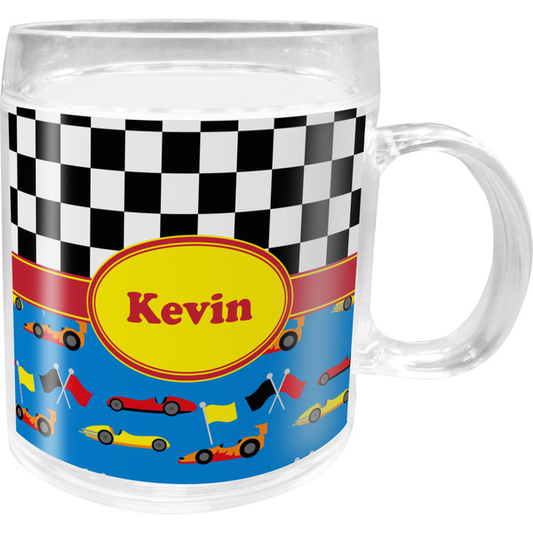 Custom Racing Car Acrylic Kids Mug (Personalized)