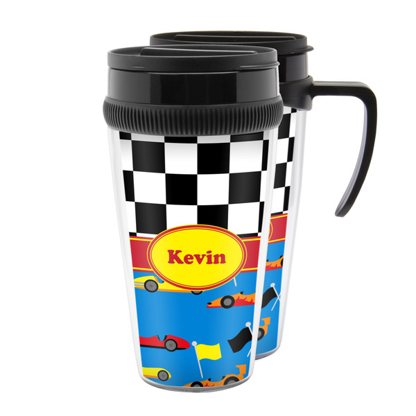 Custom Racing Car Acrylic Travel Mug (Personalized)