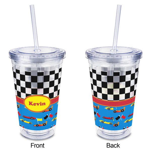 Racing Car Acrylic Tumbler - Full Print - Approval