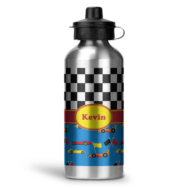 Custom Racing Car Water Bottle - Aluminum - 20 oz (Personalized)