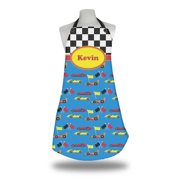 Racing Car Apron on Mannequin