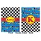 Racing Car Baby Blanket (Double Sided - Printed Front and Back)