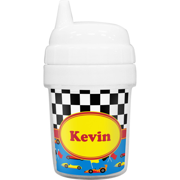 Custom Racing Car Baby Sippy Cup (Personalized)