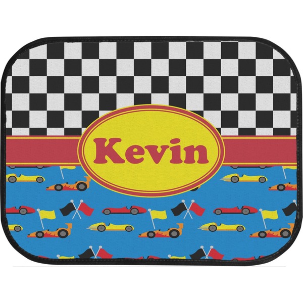 Racing Car Custom Car Floor Mats (Back Seat)