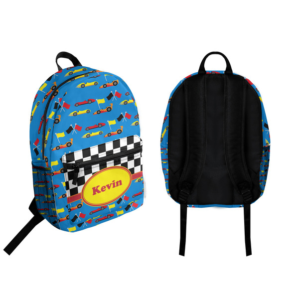 Racing Car Backpack front and back - Apvl