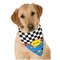 Racing Car Dog Bandana Scarf w/ Name or Text