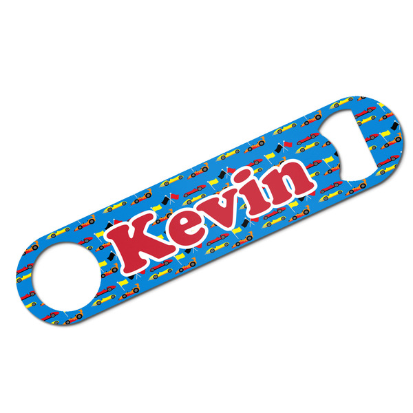 Custom Racing Car Bar Bottle Opener w/ Name or Text