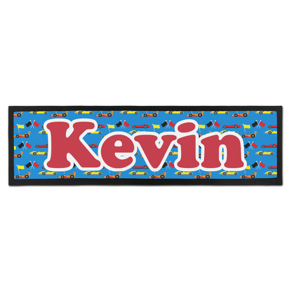 Custom Racing Car Bar Mat - Large (Personalized)