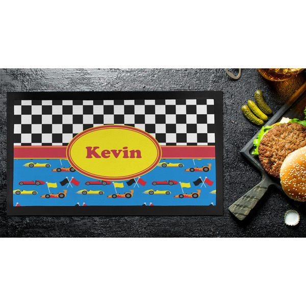 Racing Car Bar Mat - Small - LIFESTYLE