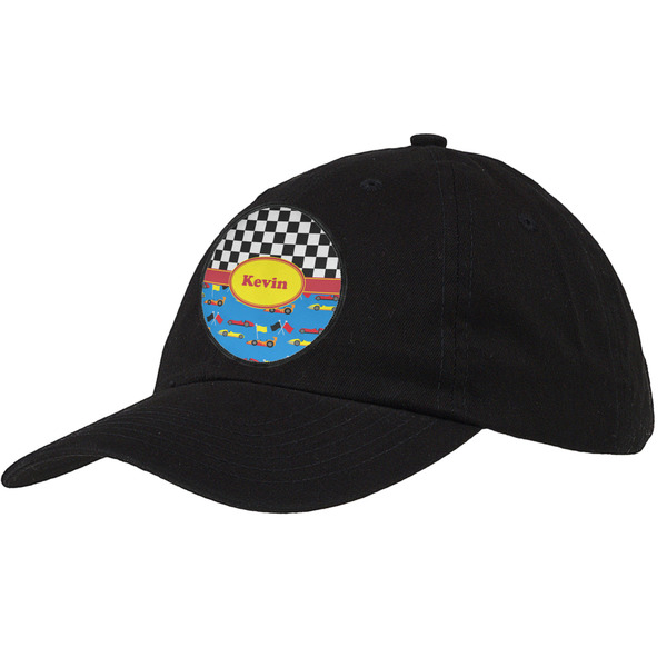 Custom Racing Car Baseball Cap - Black (Personalized)