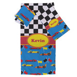 Racing Car Bath Towel Set - 3 Pcs (Personalized)