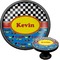 Racing Car Cabinet Knob (Black) (Personalized)