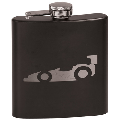 Racing Car Black Flask Set (Personalized)