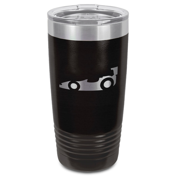 Racing Car Black Polar Camel Tumbler - 20oz - Front