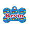 Racing Car Bone Shaped Dog ID Tag - Small (Personalized)