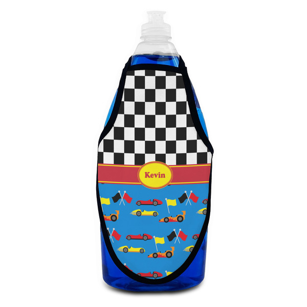 Racing Car Bottle Apron - Soap - FRONT