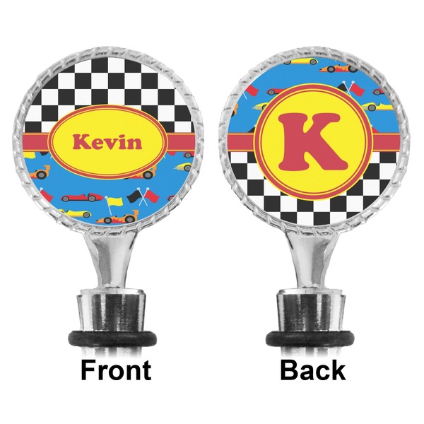 Racing Car Bottle Stopper - Front and Back
