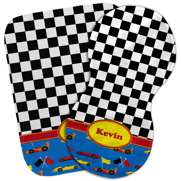 Custom Racing Car Burp Cloth (Personalized)