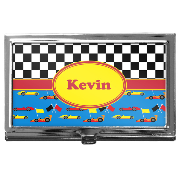 Custom Racing Car Business Card Case