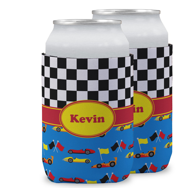 Custom Racing Car Can Cooler (12 oz) w/ Name or Text