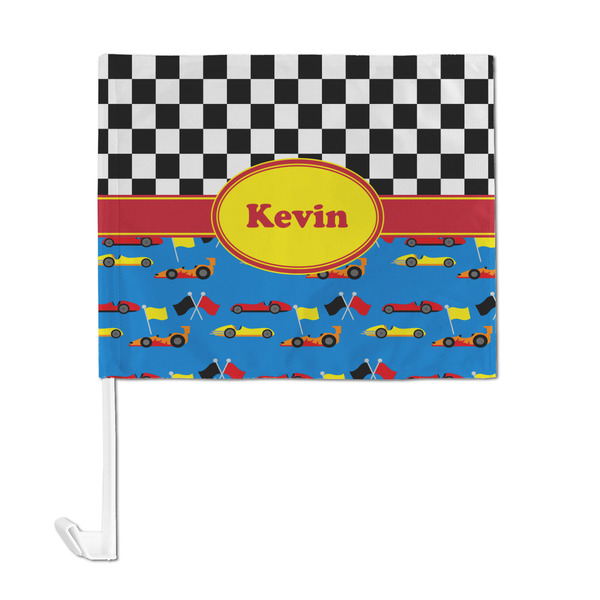 Racing Car Car Flag - Large - FRONT