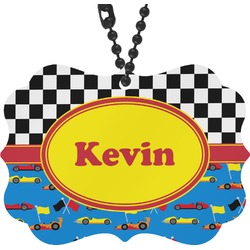 Racing Car Rear View Mirror Decor (Personalized)