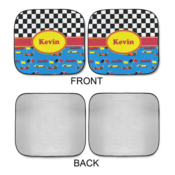 Racing Car Car Sun Shades - APPROVAL
