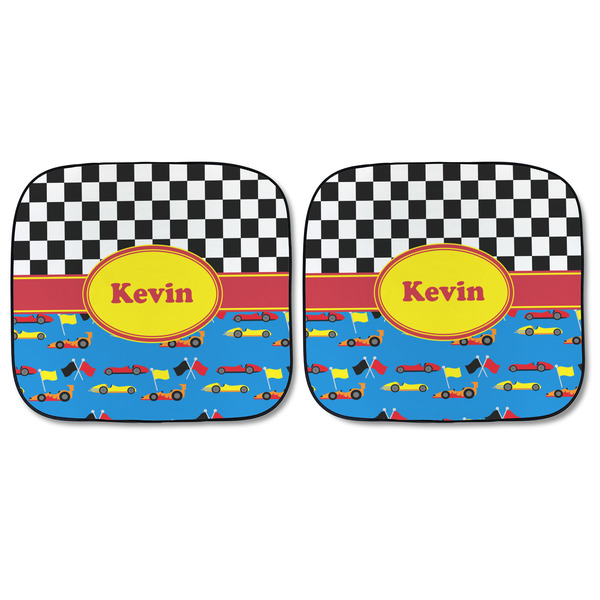 Racing Car Car Sun Shades - FRONT
