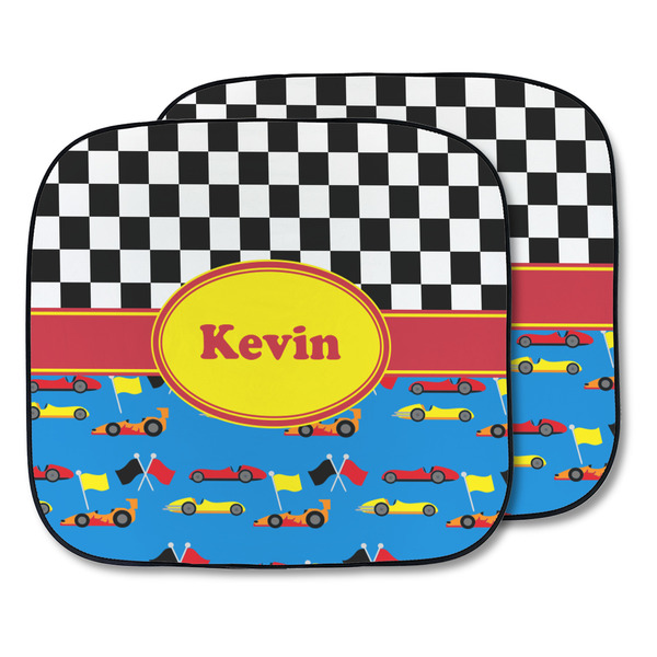 Custom Racing Car Car Sun Shade - Two Piece (Personalized)
