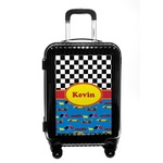 Racing Car Carry On Hard Shell Suitcase (Personalized)