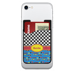 Racing Car 2-in-1 Cell Phone Credit Card Holder & Screen Cleaner (Personalized)