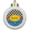 Racing Car Ceramic Ball Ornaments Parent