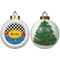 Racing Car Ceramic Christmas Ornament - X-Mas Tree (APPROVAL)