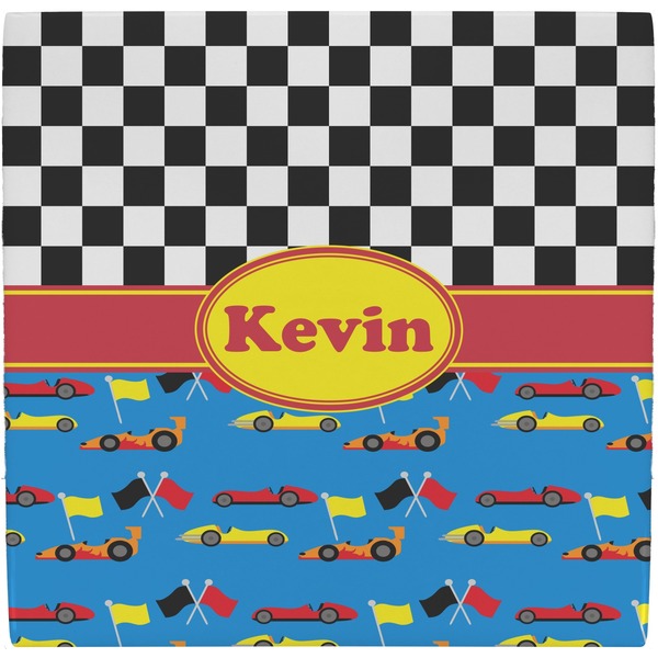 Custom Racing Car Ceramic Tile Hot Pad (Personalized)