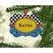 Racing Car Christmas Ornament (On Tree)