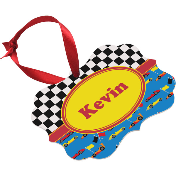 Racing Car Christmas Ornament