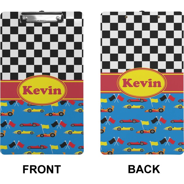 Racing Car Clipboard (Legal) (Front + Back)
