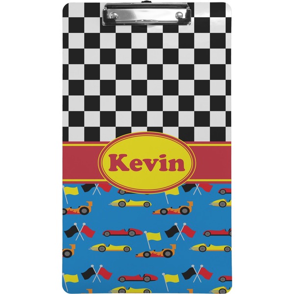 Custom Racing Car Clipboard (Legal Size) (Personalized)