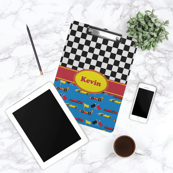 Racing Car Clipboard - Lifestyle Photo