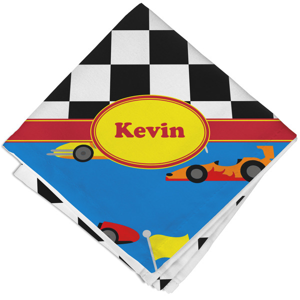 Custom Racing Car Cloth Napkin w/ Name or Text