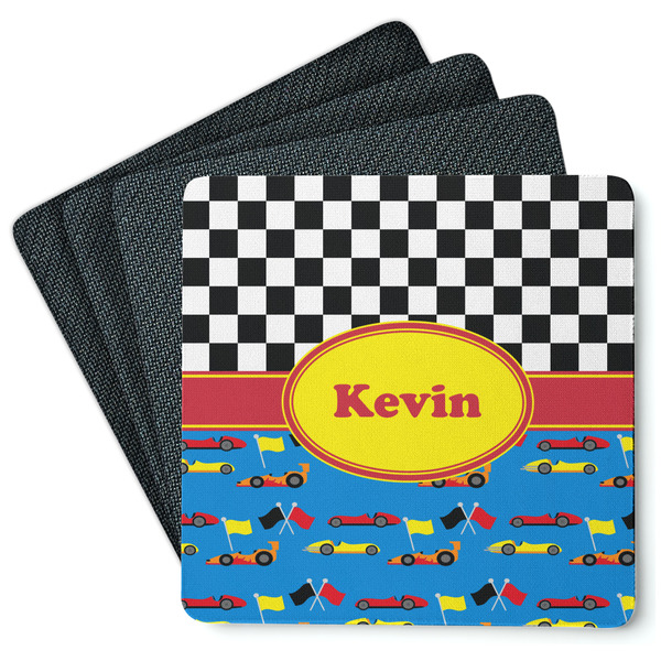 Racing Car Coaster Rubber Back - Main