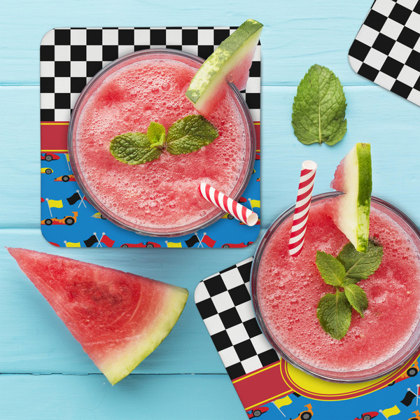 Racing Car Coaster Set - LIFESTYLE