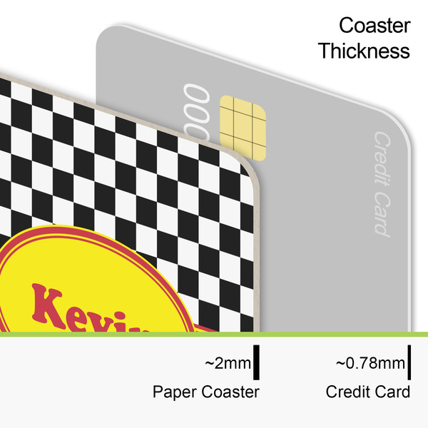 Racing Car Coaster Thickness